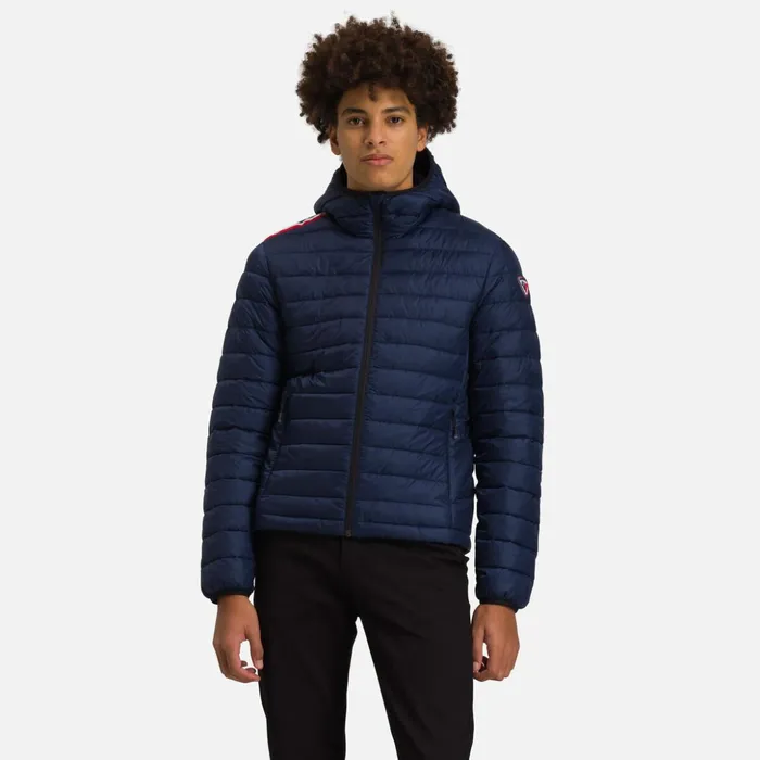 Men Men039s Hooded Insulated Jacket 100GR Darknavy715 Rossignol Softshell and Lightweight Jackets
