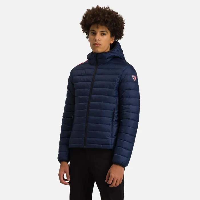 Men Men039s Hooded Insulated Jacket 100GR Darknavy715 Rossignol Softshell and Lightweight Jackets