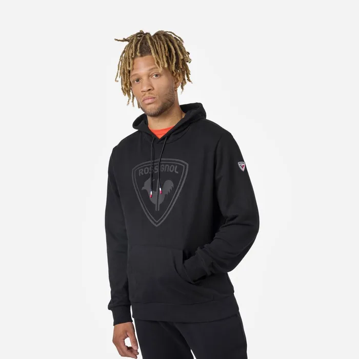 Men Men039s Hooded Logo Cotton Sweatshirt Black200 Rossignol Sweatshirts and Pullovers