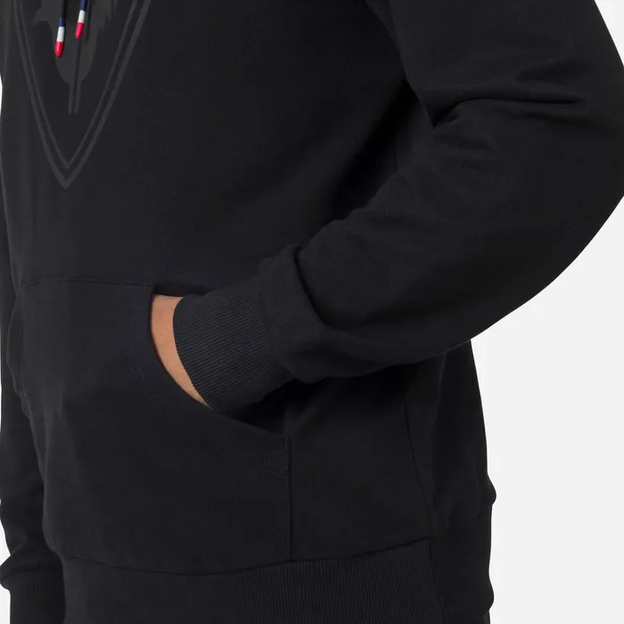 Men Men039s Hooded Logo Cotton Sweatshirt Black200 Rossignol Sweatshirts and Pullovers