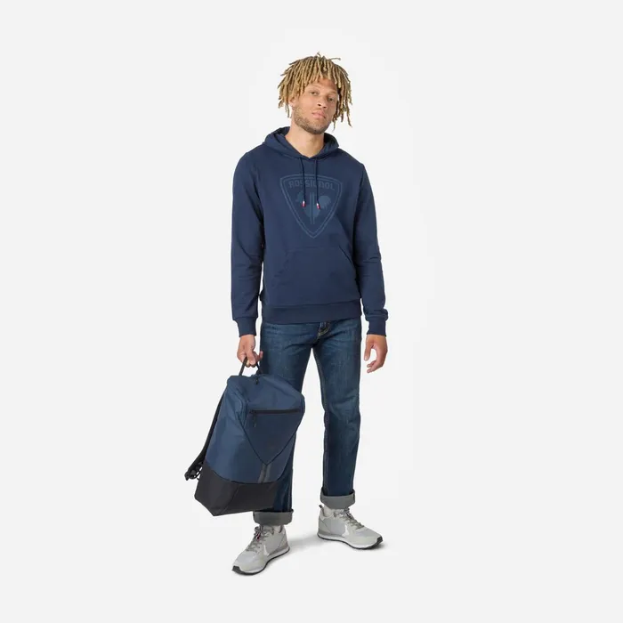 Men Men039s Hooded Logo Cotton Sweatshirt Darknavy715 Rossignol Sweatshirts and Pullovers