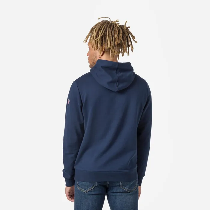Men Men039s Hooded Logo Cotton Sweatshirt Darknavy715 Rossignol Sweatshirts and Pullovers
