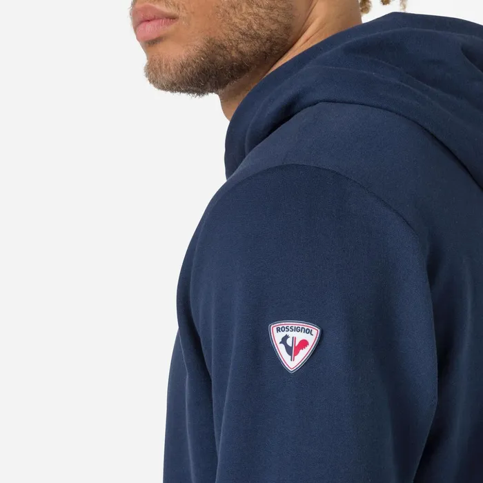 Men Men039s Hooded Logo Cotton Sweatshirt Darknavy715 Rossignol Sweatshirts and Pullovers