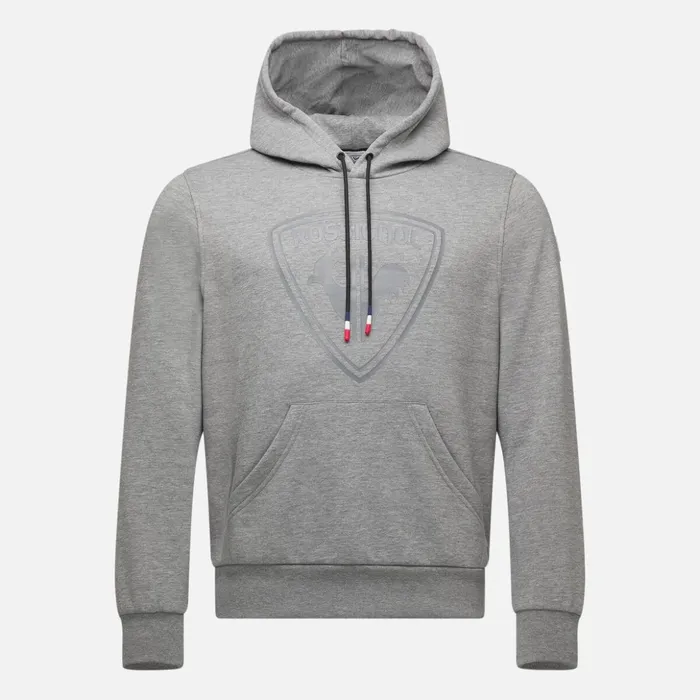 Men Men039s Hooded Logo Cotton Sweatshirt Heathergrey280 Rossignol Sweatshirts and Pullovers