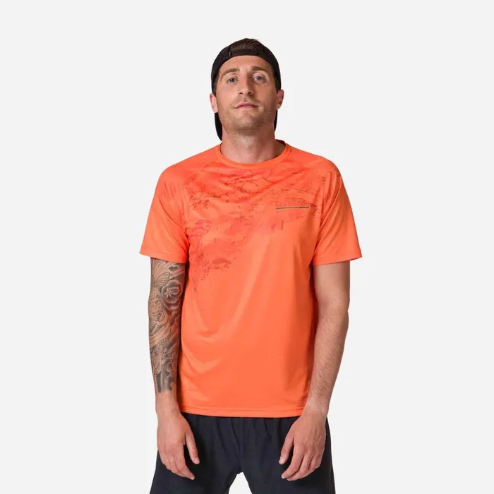 Men Men039s Lightweight Tee Flameorange Rossignol Polos and Tees
