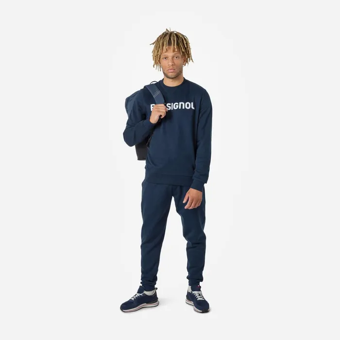 Men Men039s Logo Cotton Sweatpants Darknavy715 Rossignol Pants