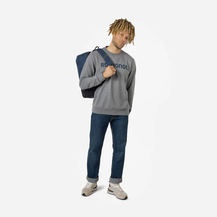 Men Men039s Logo Cotton Sweatshirt Round Neck Heathergrey280 Rossignol Sweatshirts and Pullovers