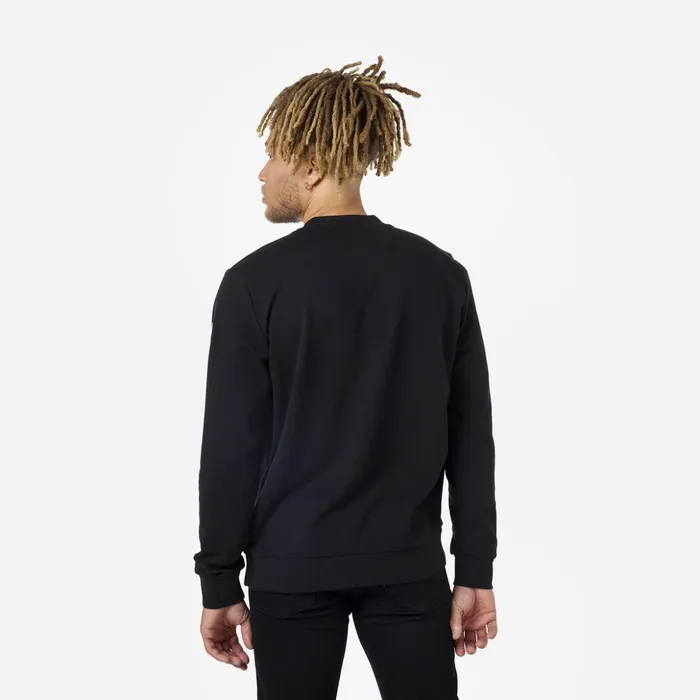 Men Men039s Logo Fleece Sweatshirt Round Neck Black200 Rossignol Sweatshirts and Pullovers