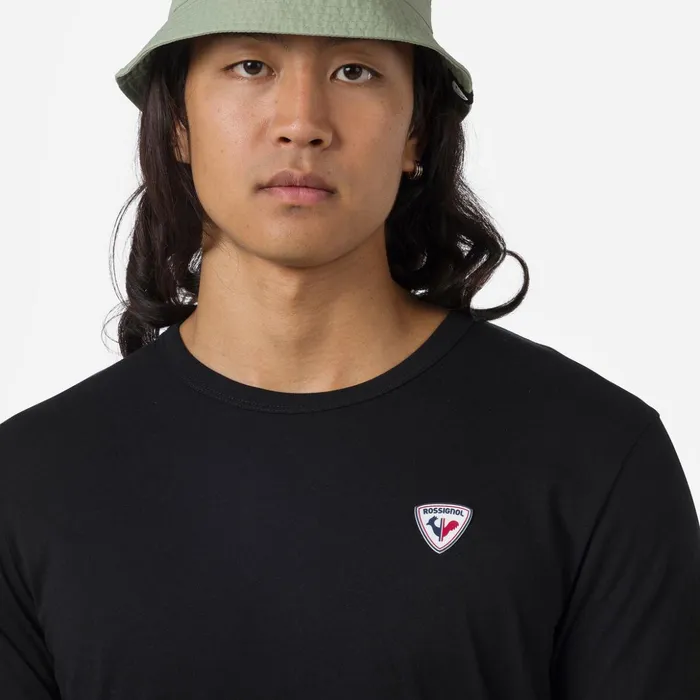 Men Men039s Logo Plain Tee Black200 Rossignol Polos and Tees