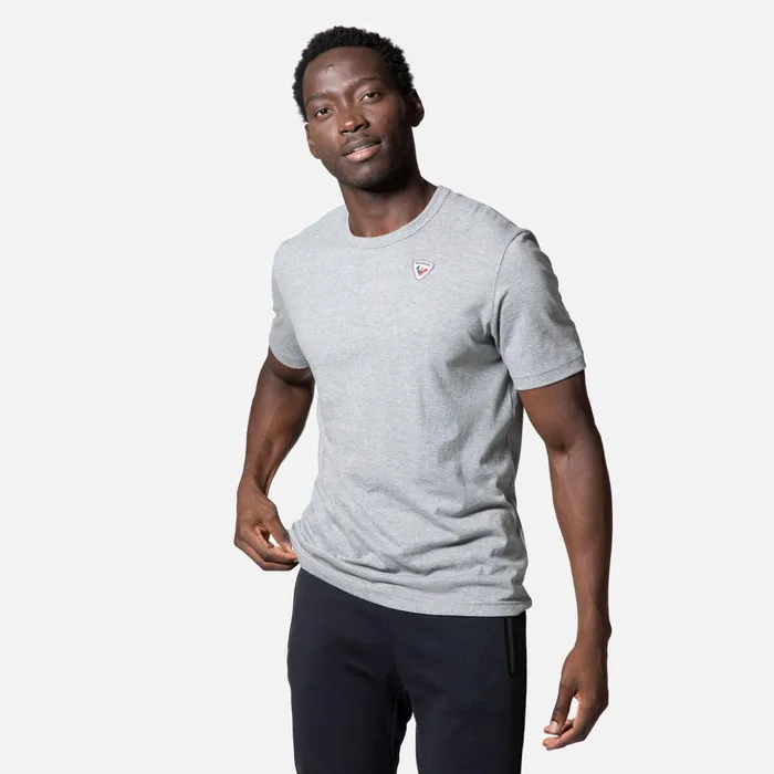 Men Men039s Logo Plain Tee Heathergrey280 Rossignol Polos and Tees