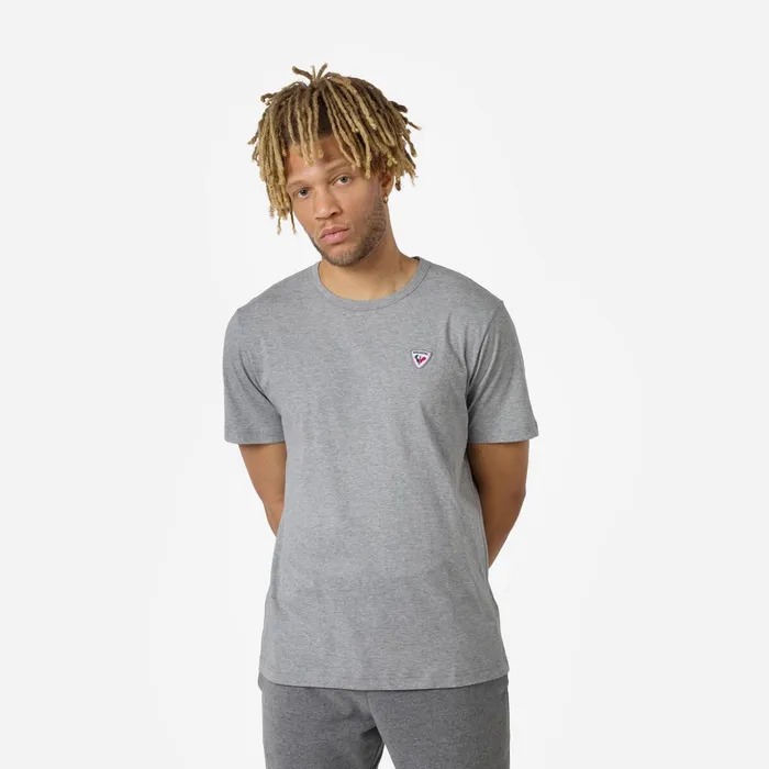 Men Men039s Logo Plain Tee Heathergrey280 Rossignol Polos and Tees