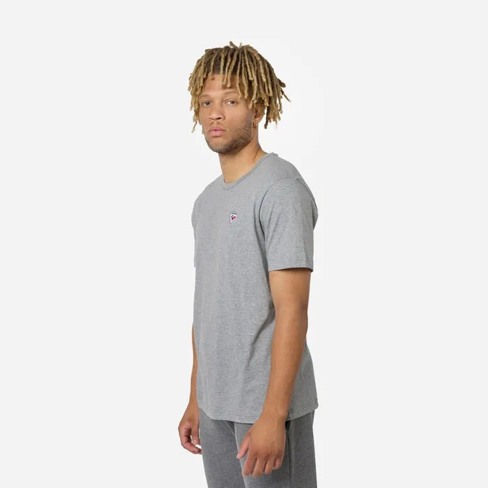 Men Men039s Logo Plain Tee Heathergrey280 Rossignol Polos and Tees