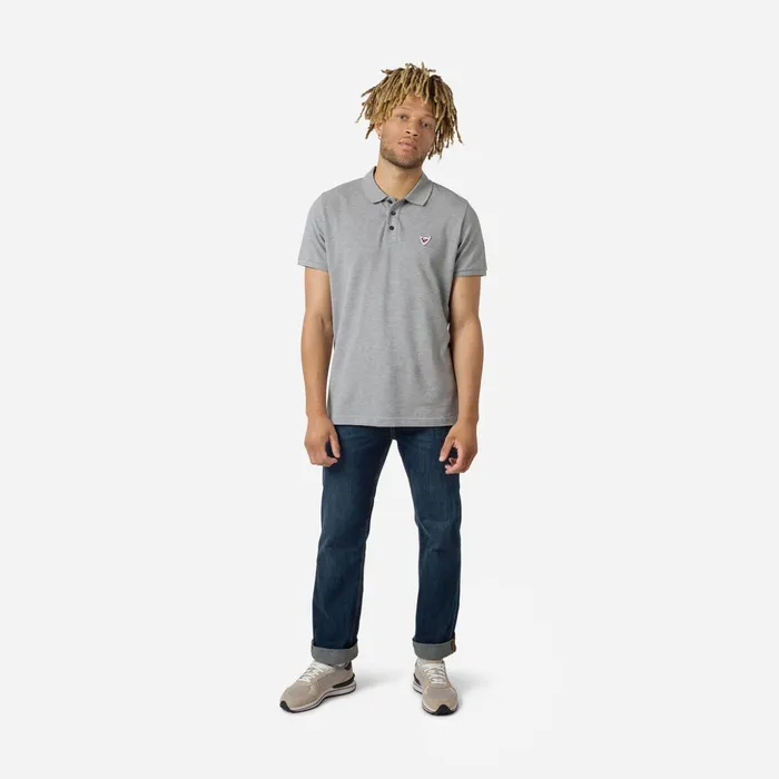 Men Men039s Logo Polo Heathergrey280 Rossignol Polos and Tees