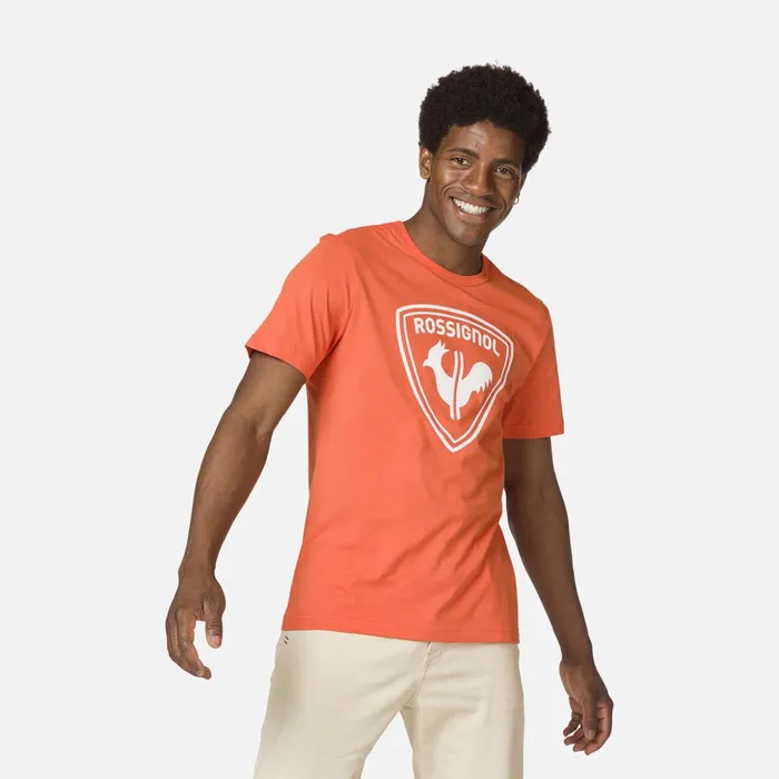 Men Men039s Logo Tee Flameorange Rossignol Polos and Tees