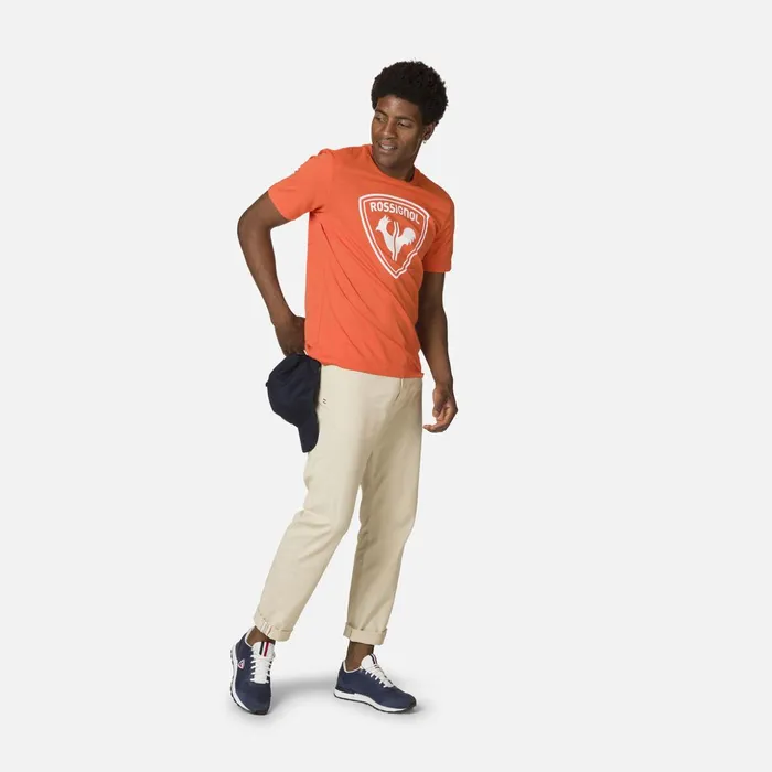 Men Men039s Logo Tee Flameorange Rossignol Polos and Tees