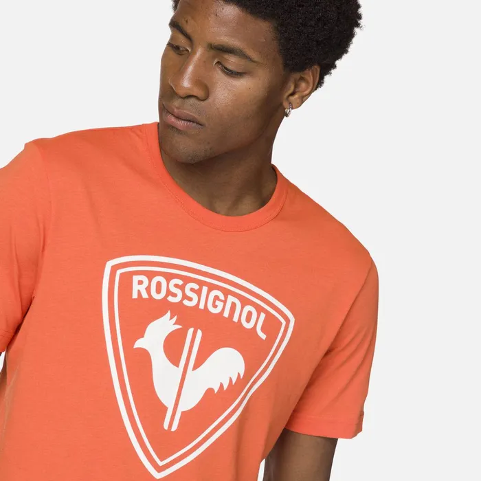 Men Men039s Logo Tee Flameorange Rossignol Polos and Tees