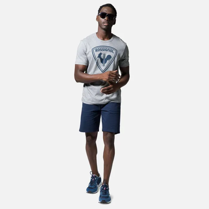 Men Men039s Logo Tee Heathergrey280 Rossignol Polos and Tees