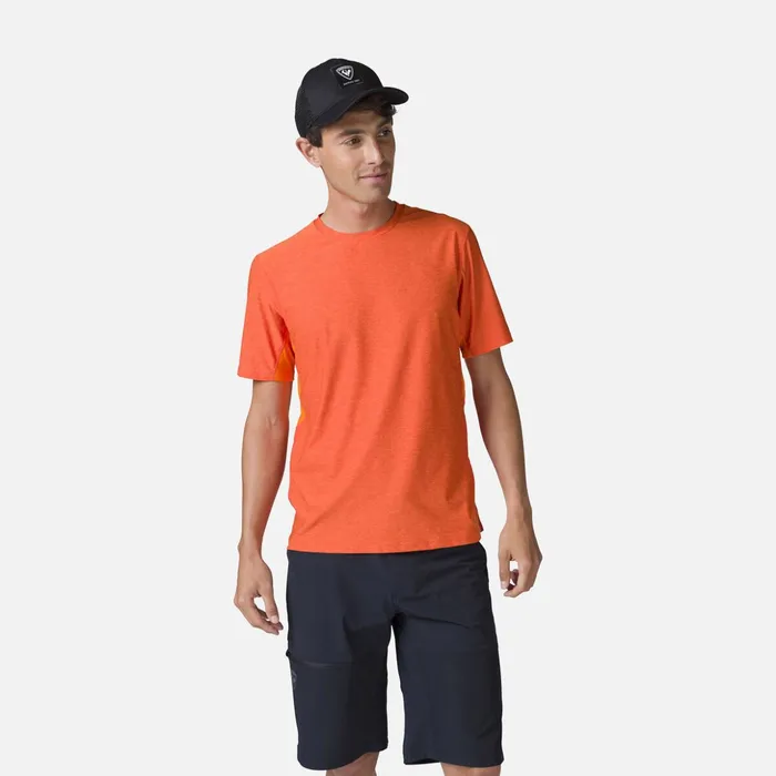 Men Men039s Melange Hiking Tee Tangeloorange Rossignol Polos and Tees