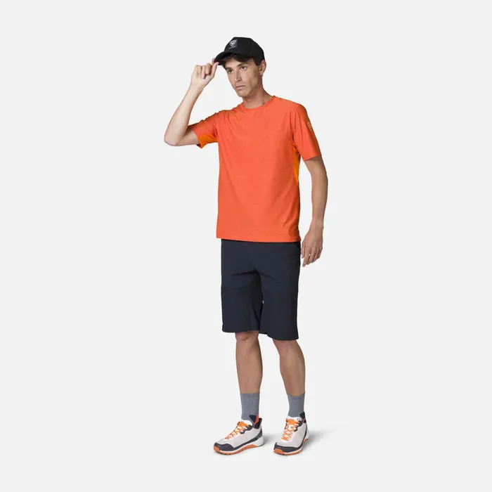 Men Men039s Melange Hiking Tee Tangeloorange Rossignol Polos and Tees