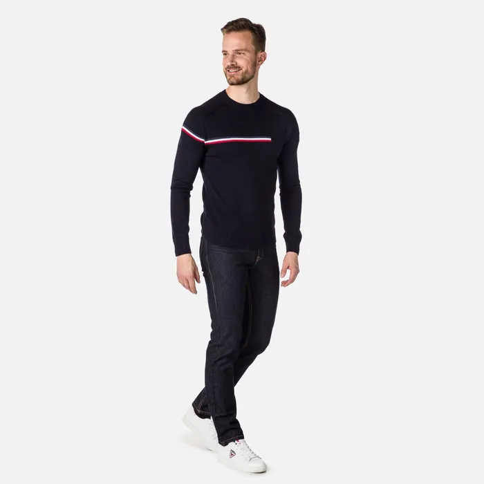 Men Men039s Odysseus RoundNeck Sweater Darknavy715 Rossignol Sweatshirts and Pullovers