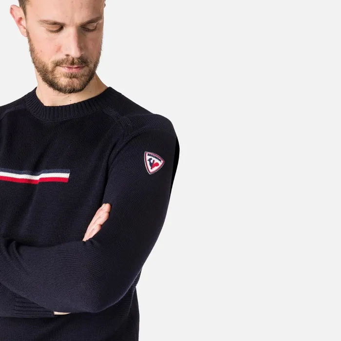 Men Men039s Odysseus RoundNeck Sweater Darknavy715 Rossignol Sweatshirts and Pullovers