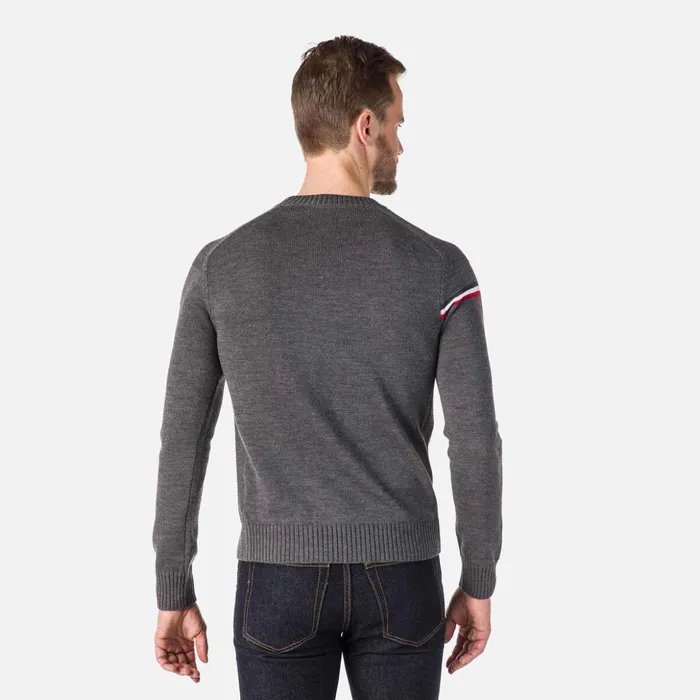 Men Men039s Odysseus RoundNeck Sweater Heathergrey280 Rossignol Sweatshirts and Pullovers