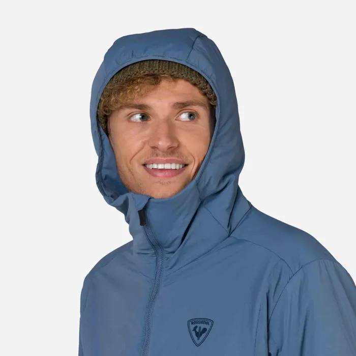 Men Men039s Opside Hoodie Jacket Blue Rossignol Softshell and Lightweight Jackets