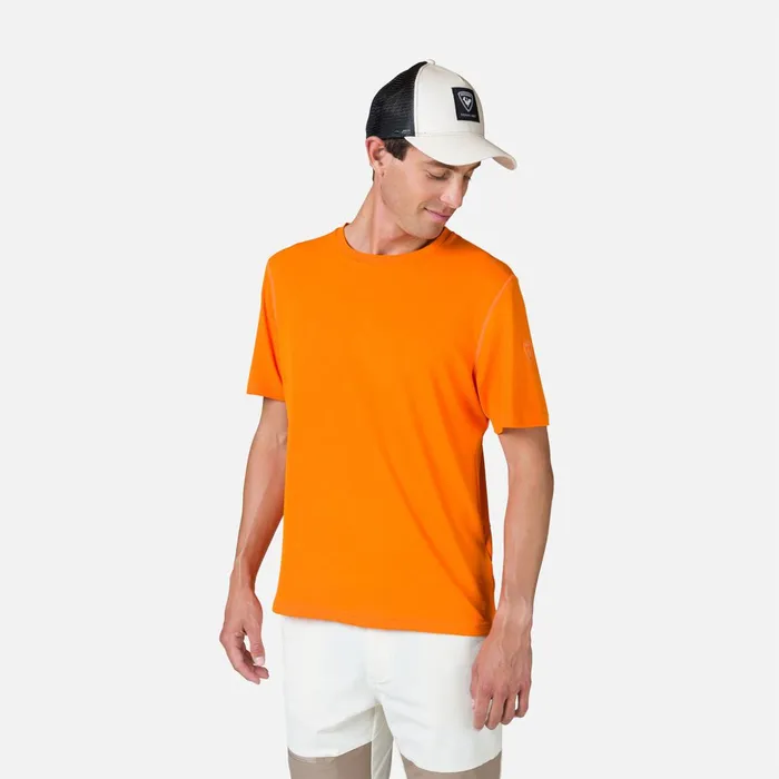 Men Men039s Plain Hiking Tee Tangeloorange Rossignol Polos and Tees