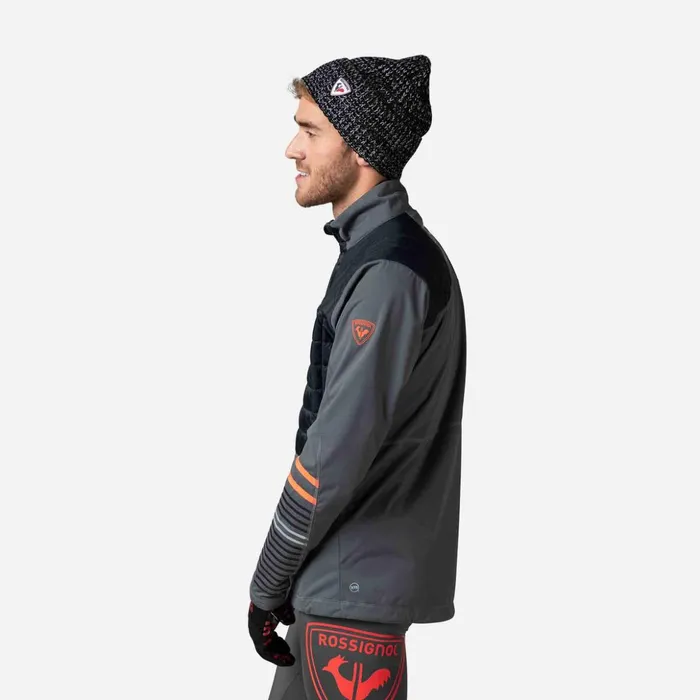 Men Men039s Poursuite Warm Jacket Onyxgrey Rossignol Softshell and Lightweight Jackets