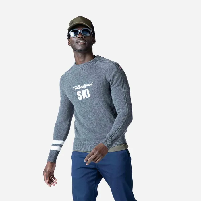 Men Men039s Signature Knit Sweater Heathergrey280 Rossignol Sweatshirts and Pullovers Men Men039s Signature Knit Sweater Heathergrey280 Rossignol Sweatshirts and Pullovers