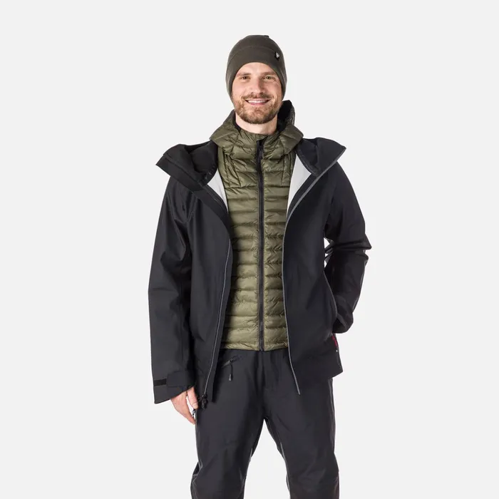 Men Men039s SKPR ThreeLayer Jacket Black200 Rossignol Ski and Snowboard Jackets