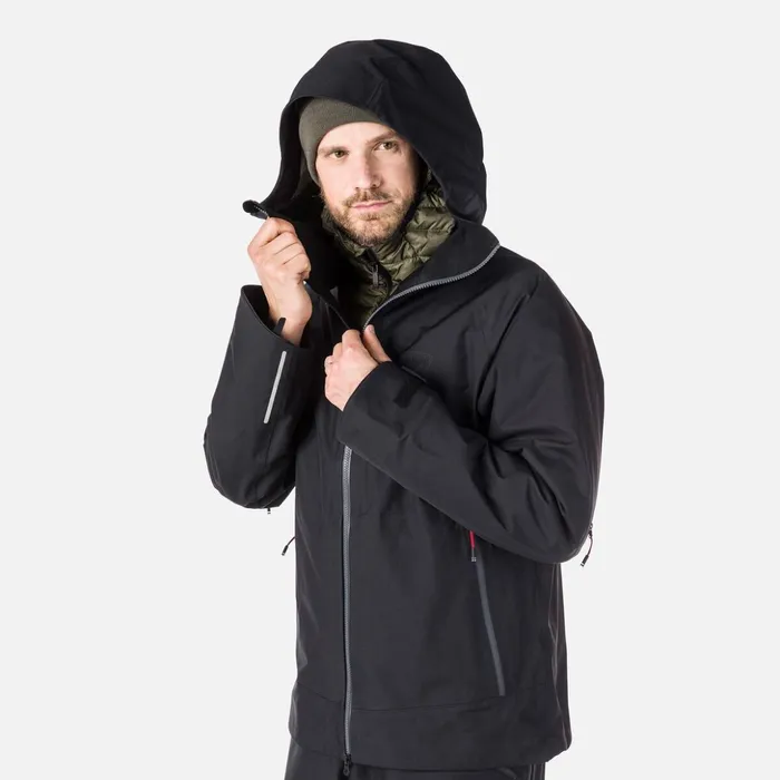 Men Men039s SKPR ThreeLayer Jacket Black200 Rossignol Ski and Snowboard Jackets