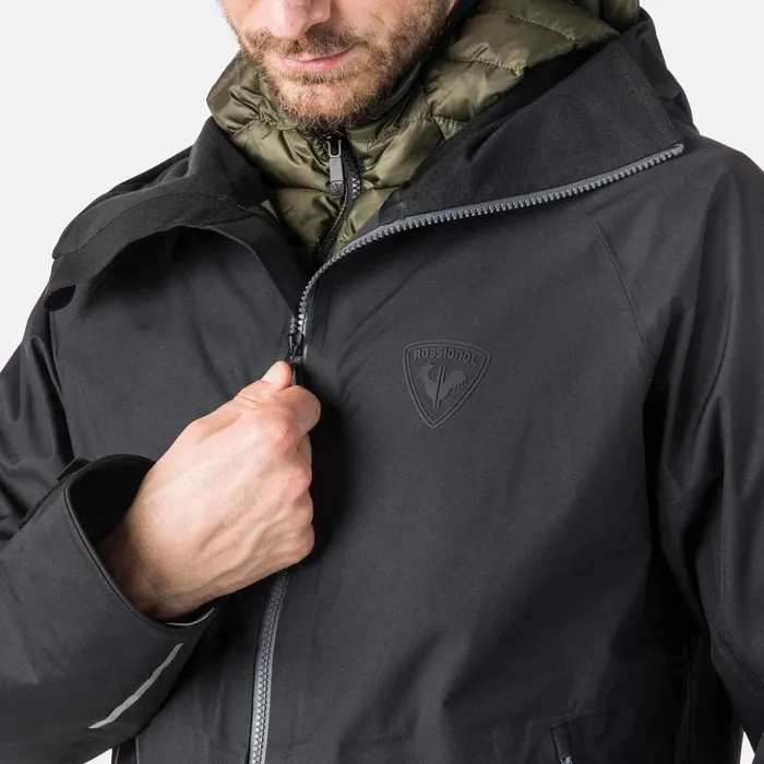 Men Men039s SKPR ThreeLayer Jacket Black200 Rossignol Ski and Snowboard Jackets
