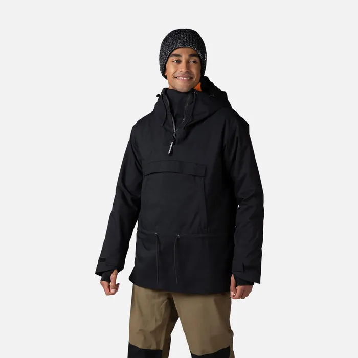 Men Men039s Snowboard Anorak Black200 Rossignol Ski and Snowboard Jackets