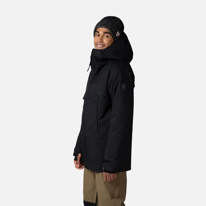 Men Men039s Snowboard Anorak Black200 Rossignol Ski and Snowboard Jackets