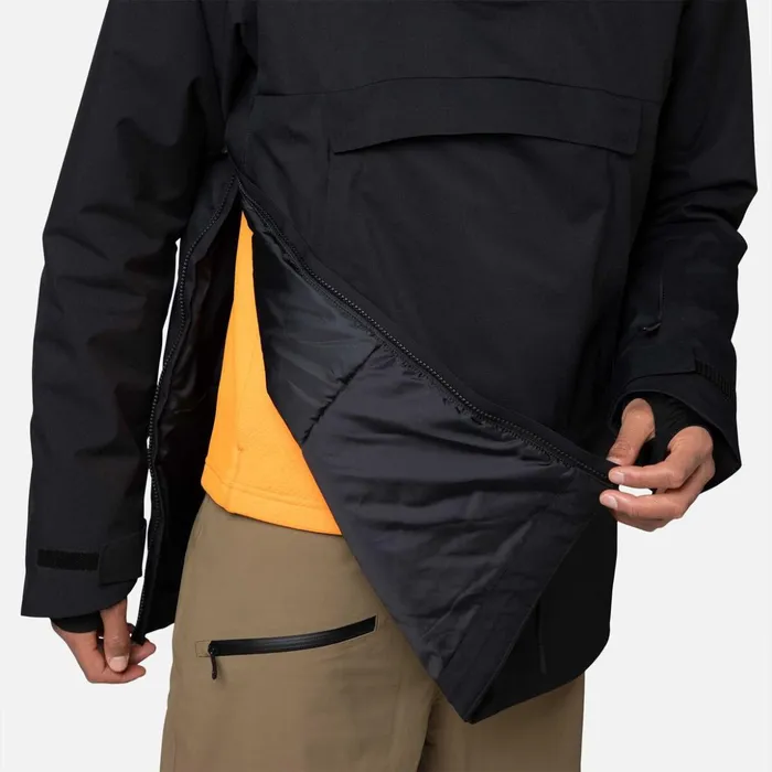 Men Men039s Snowboard Anorak Black200 Rossignol Ski and Snowboard Jackets
