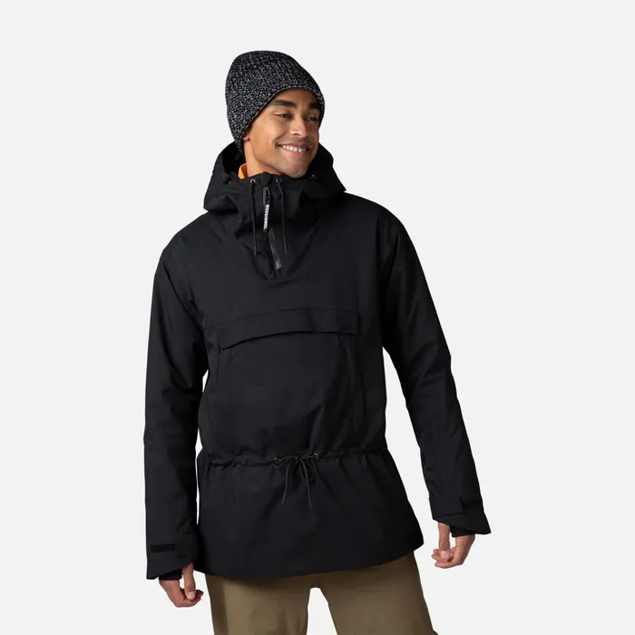 Men Men039s Snowboard Anorak Black200 Rossignol Ski and Snowboard Jackets