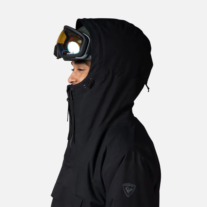 Men Men039s Snowboard Anorak Black200 Rossignol Ski and Snowboard Jackets
