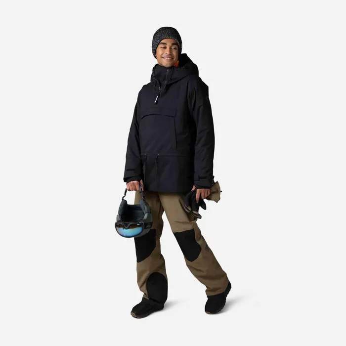 Men Men039s Snowboard Anorak Black200 Rossignol Ski and Snowboard Jackets
