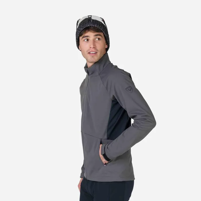 Men Men039s Softshell Jacket Onyxgrey Rossignol Softshell and Lightweight Jackets