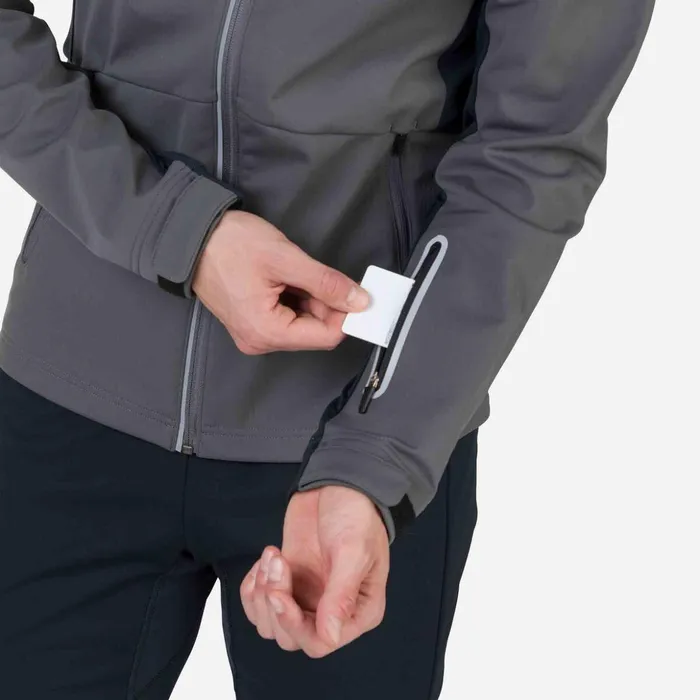 Men Men039s Softshell Jacket Onyxgrey Rossignol Softshell and Lightweight Jackets