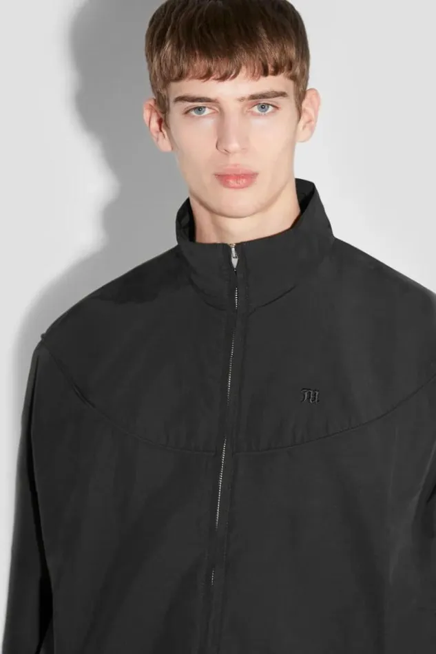 Men Outerwear MISBHV Crushed Nylon Milano Jacket Black