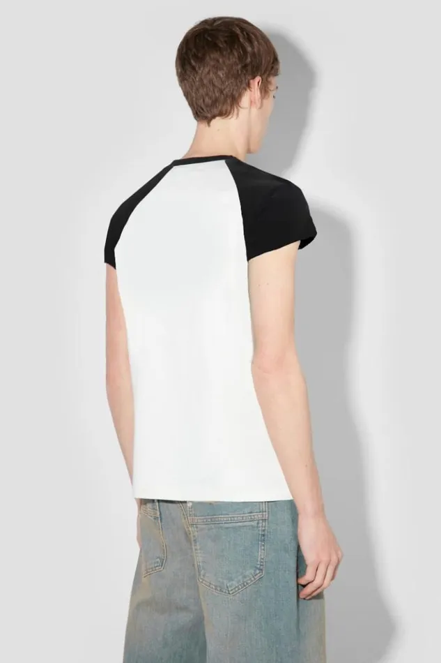 Men TShirts MISBHV Angel Raglan TShirt Off White