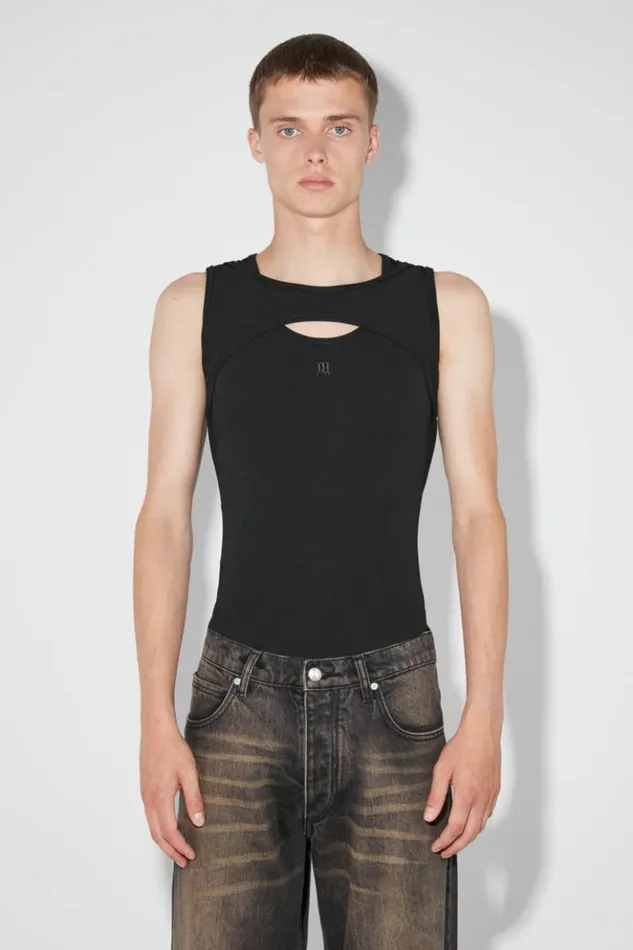 Men TShirts MISBHV Tank Top Black