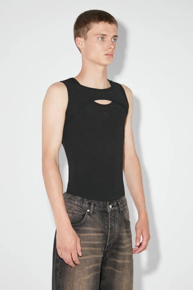 Men TShirts MISBHV Tank Top Black