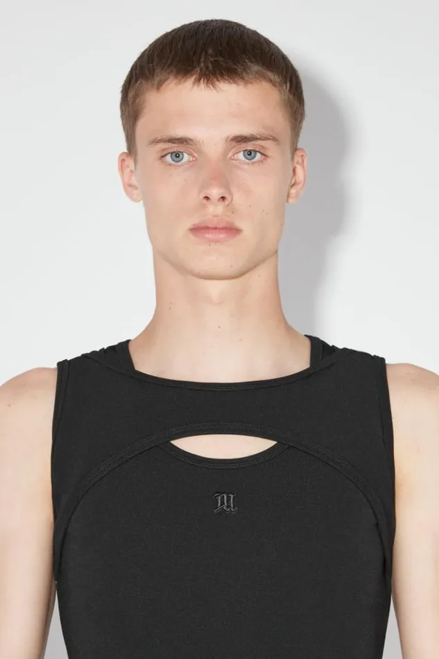 Men TShirts MISBHV Tank Top Black