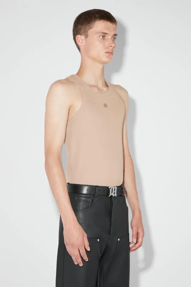 Men TShirts MISBHV The M Tank Top Beige