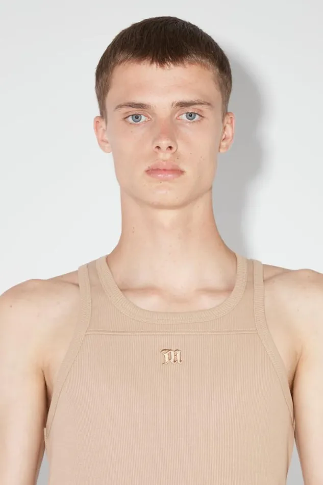 Men TShirts MISBHV The M Tank Top Beige
