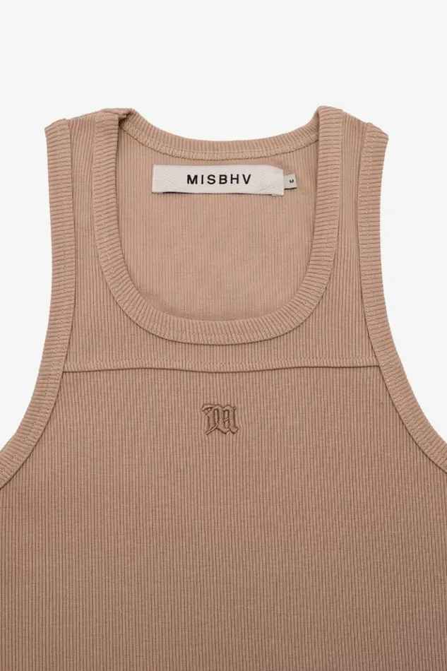 Men TShirts MISBHV The M Tank Top Beige