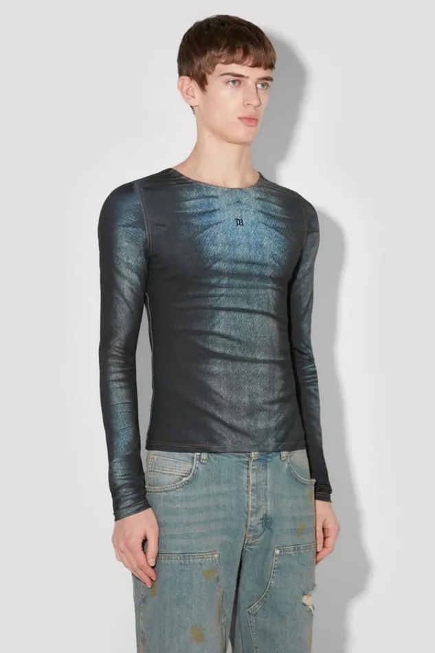 Men Tops MISBHV Denim Poly Longsleeve Mlc